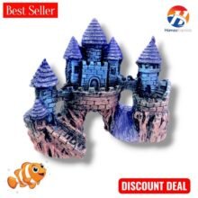 Fish Aquarium Fiber Decoration Castle Small 4 inches BY HAMZA EXPRESS