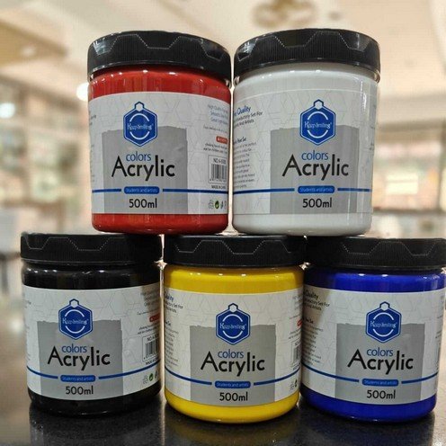 Keep Smiling Acrylic Colour (500 ML) A-500B Stationery BY HAMZA EXPRESS