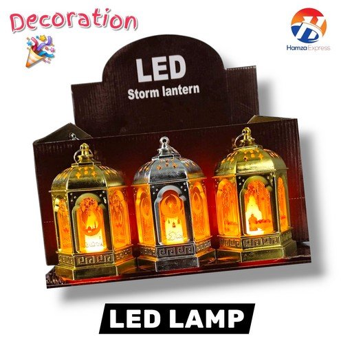 LED Islamic Candle Lamp PACK OF 1 Decoration Supplies BY HAMZA EXPRESS