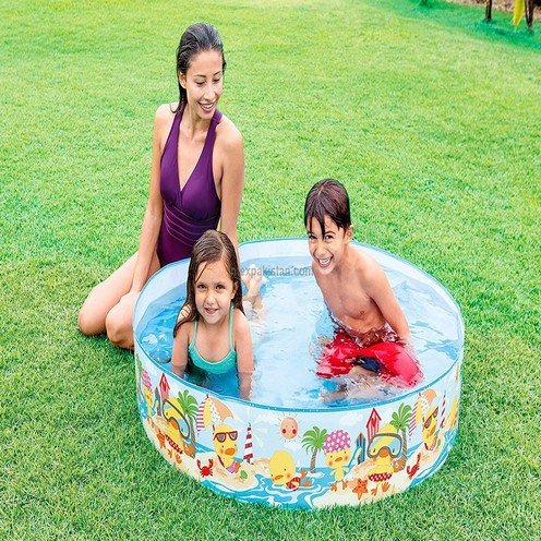 Swimming Pool For kids (INTEX) 4 Ft Snap Set Pool (58477)