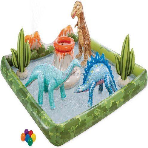 Swimming Pool For kids Jurasic World Pool (INTEX) 79″X79″X14 INCHES (56132)