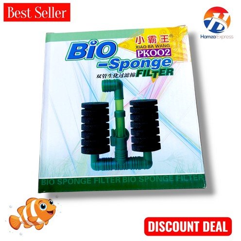 Fish Aquarium XIAO BA WANG PK002 Bio Sponge Filter BY HAMZA EXPRESS