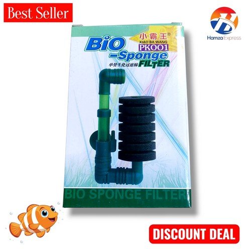 Fish Aquarium XIAO BA WANG PK001 Bio Sponge Filter BY HAMZA EXPRESS