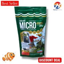 Sakura Fish Aquarium Fish Feed Micro Pellet 100G Growth & Colour Formula