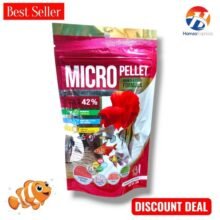 Fish Aquarium Fish Feed Micro Pellet 100G Growth & Colour Formula