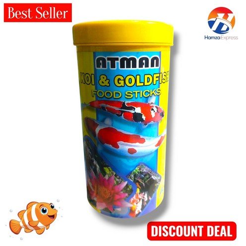 Fish Aquarium Atman Koi & Goldfish Food Sticks BY HAMZA EXPRESS