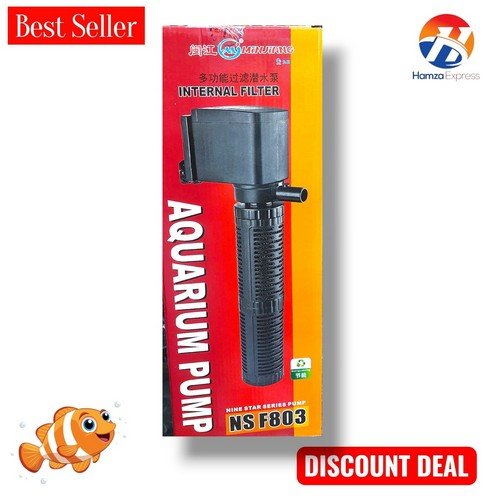Minjiang Fish Aquarium internal Filter Pump NS-F803 BY HAMZA EXPRESS