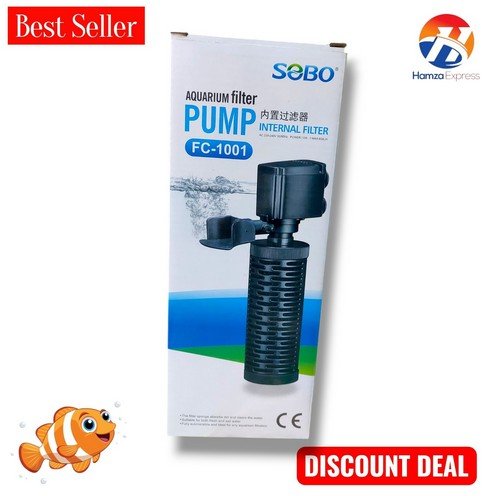 SOBO Fish Aquarium internal Filter Pump FC-1001 BY HAMZA EXPRESS