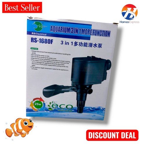 Fish Aquarium internal Filter RS-1680F 3 IN 1 More function