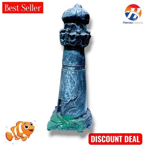 Fiber Toy For Fish Aquarium Tower Shape New Design