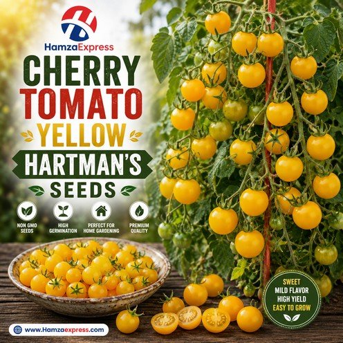 Cherry Tomato Yellow Hartman Seeds heirloom Vegetable Seeds