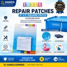 INTEX Repair Patches 3x3 – Pack of 6 | Swimming Pool Repair Patch
