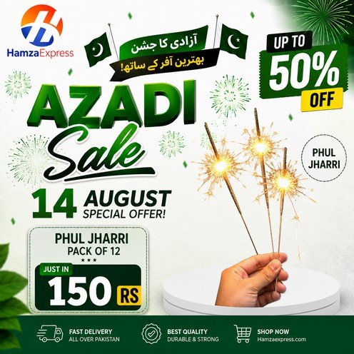 Phul Jharri – Sparkler Sticks for Azadi Celebration | Azadi Sale