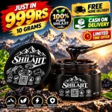 Pure Shilajit resin 10g black jar, Rs. 999, free home delivery in Pakistan